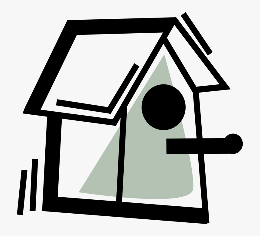 Vector Illustration Of Birdhouse Or Birdbox Nest Boxes, HD Png Download, Free Download