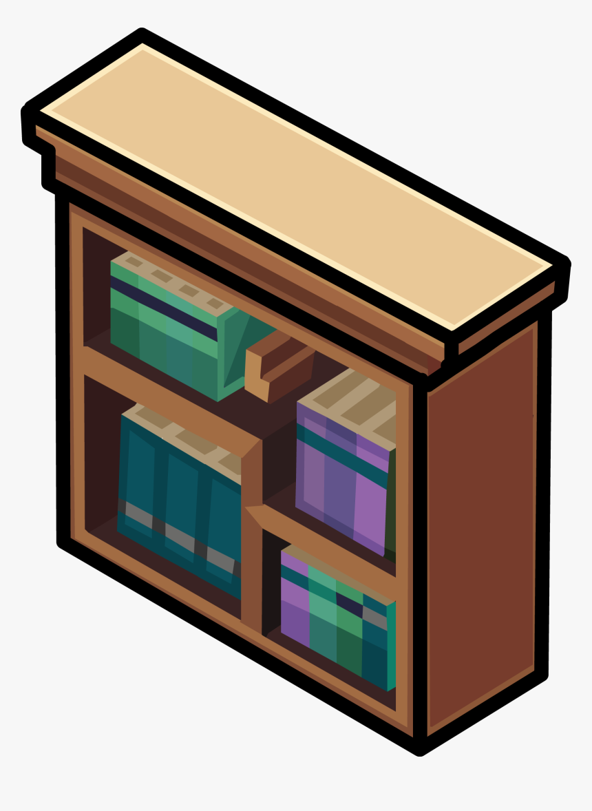 Classy Bookshelf Icon - Free Penguin Wikia Bookshelf, HD Png Download, Free Download