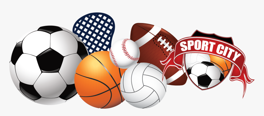 Basketball Football Soccer Ball Clip Art , Png Download - Sports Clipart Png, Transparent Png, Free Download