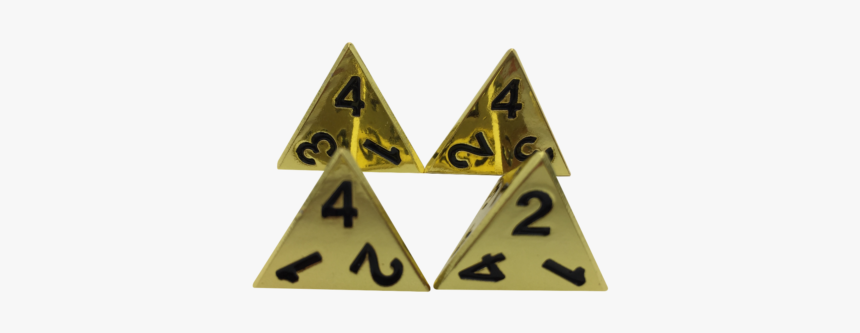 Picture 1 Of - Metal D4 Dice, HD Png Download, Free Download