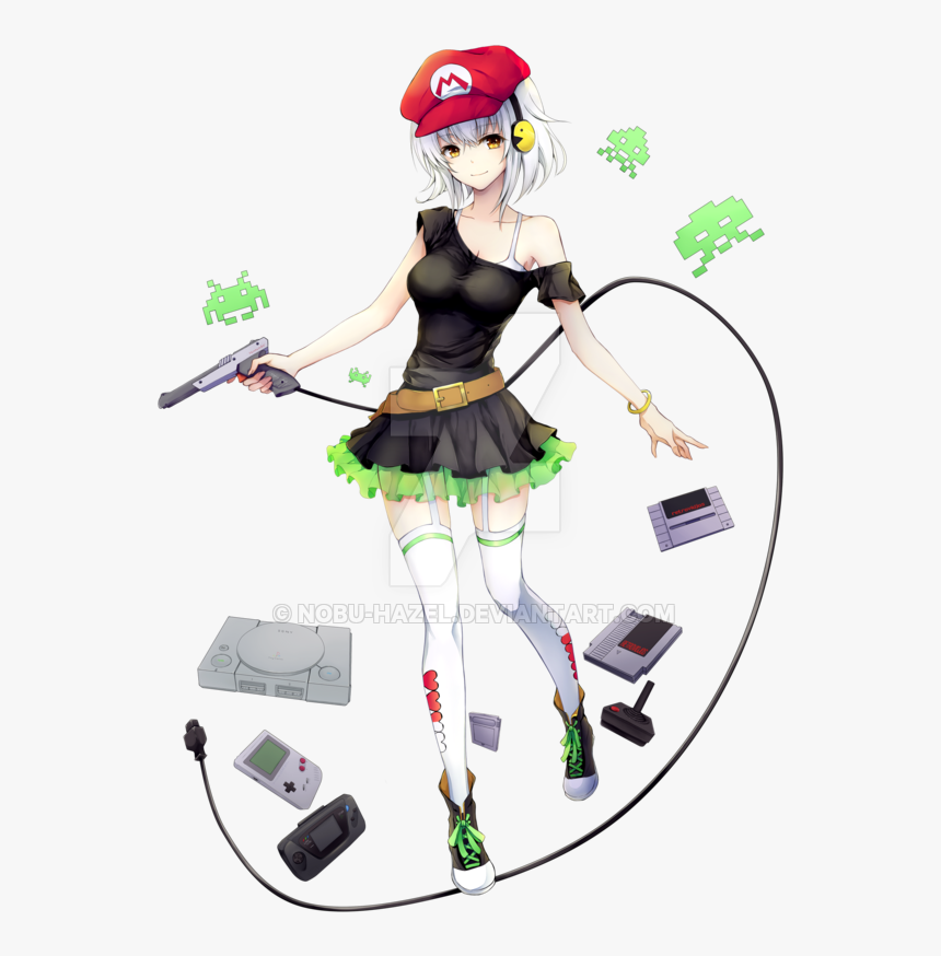 Gamer Girl Png, Transparent Png, Free Download