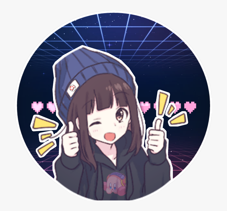 Chibi Girl Gamer Logo