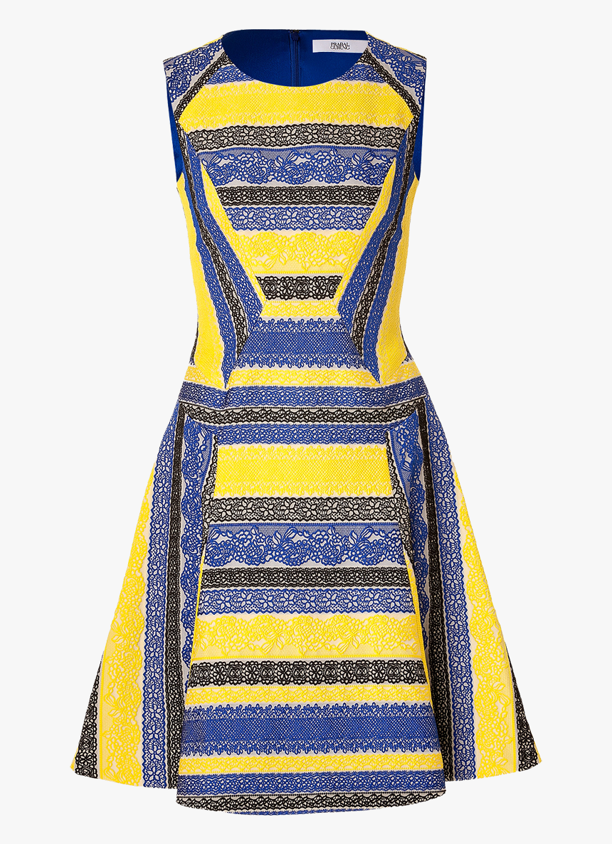 Royal Blue Yellow Dress, HD Png Download, Free Download
