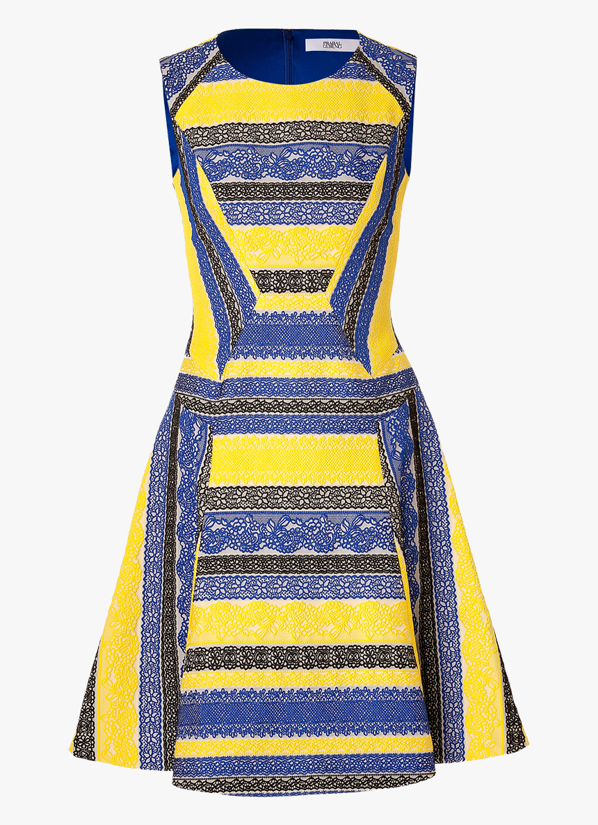 Royal Blue Yellow Dress, HD Png ...