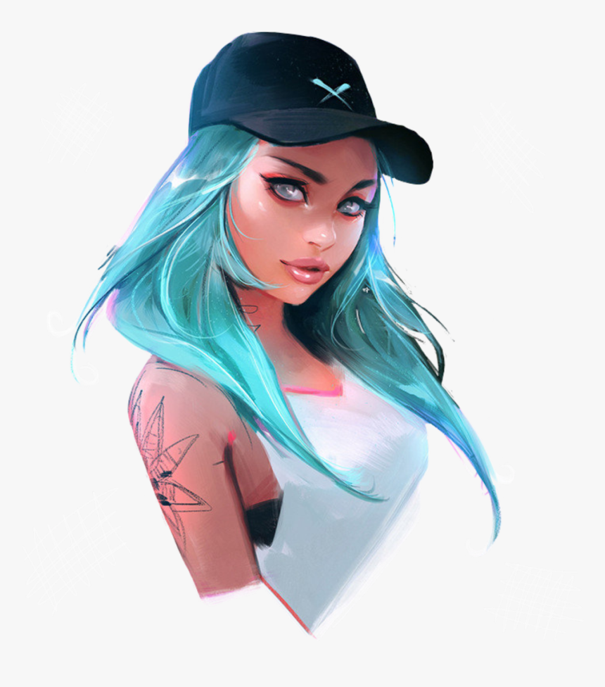 #girl #cartoon #drawing #colour #game #chick #cool - Ross Tran, HD Png Download, Free Download