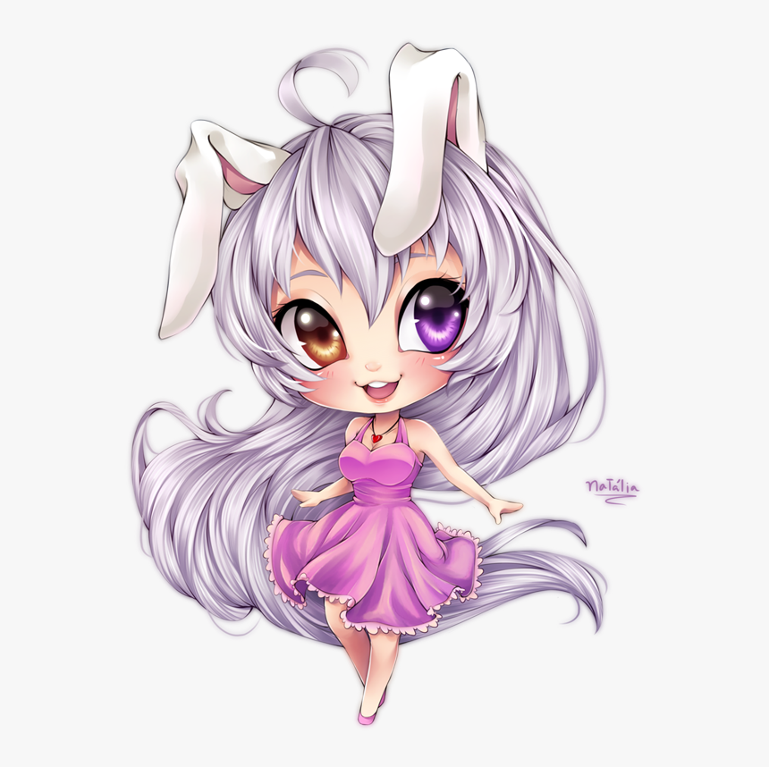 Anime Clipart Sad - Cute Bunny Girl Drawing, HD Png Download, Free Download