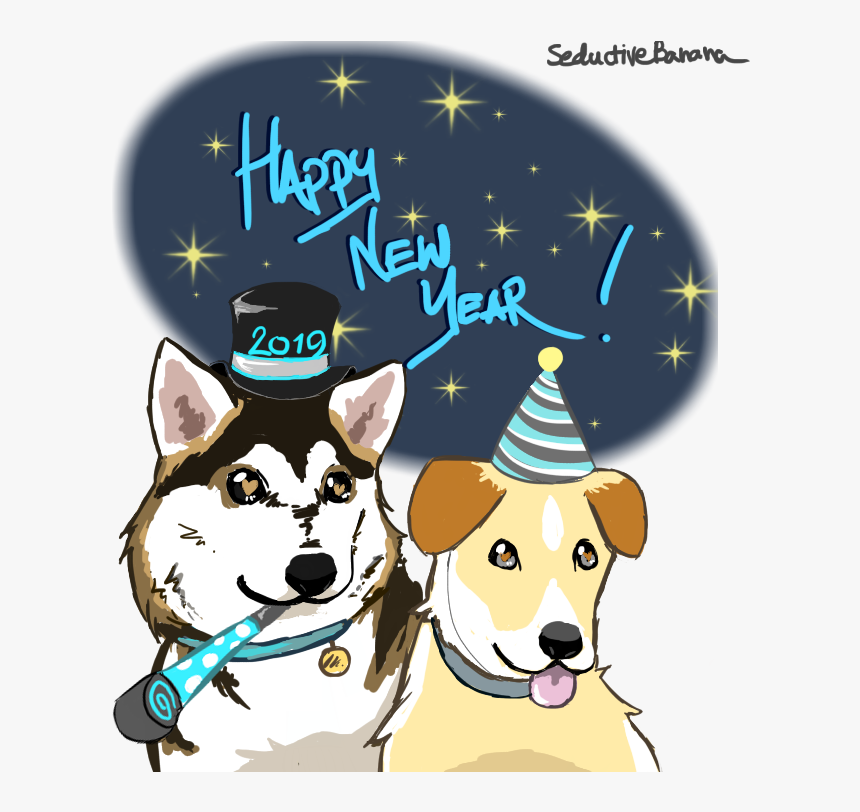 Transparent Happy New Year Hat Png - Dog Licks, Png Download, Free Download