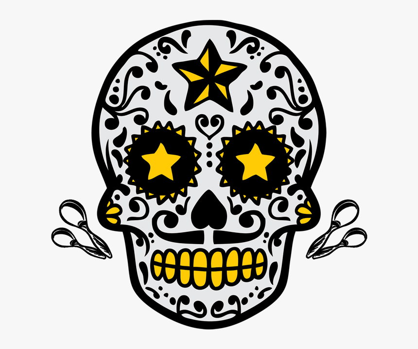 Calavera Skull Halloween Clip Art - Imagenes De Calaveras Animadas, HD Png Download, Free Download