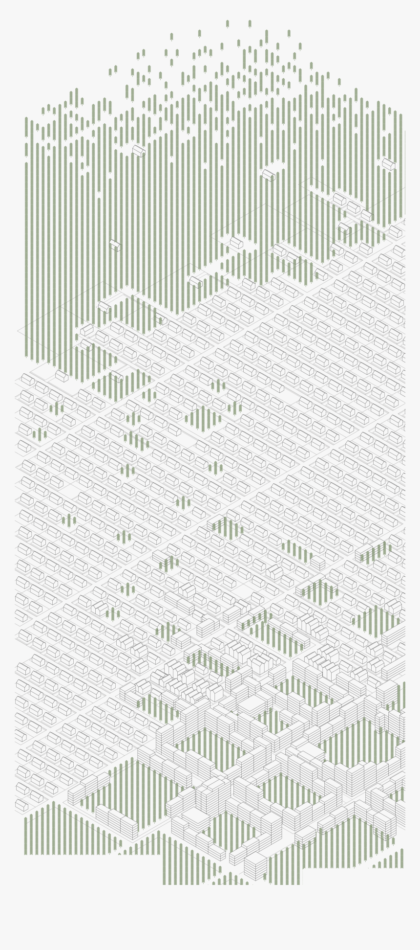 Timber City Axonometric - Crochet, HD Png Download, Free Download