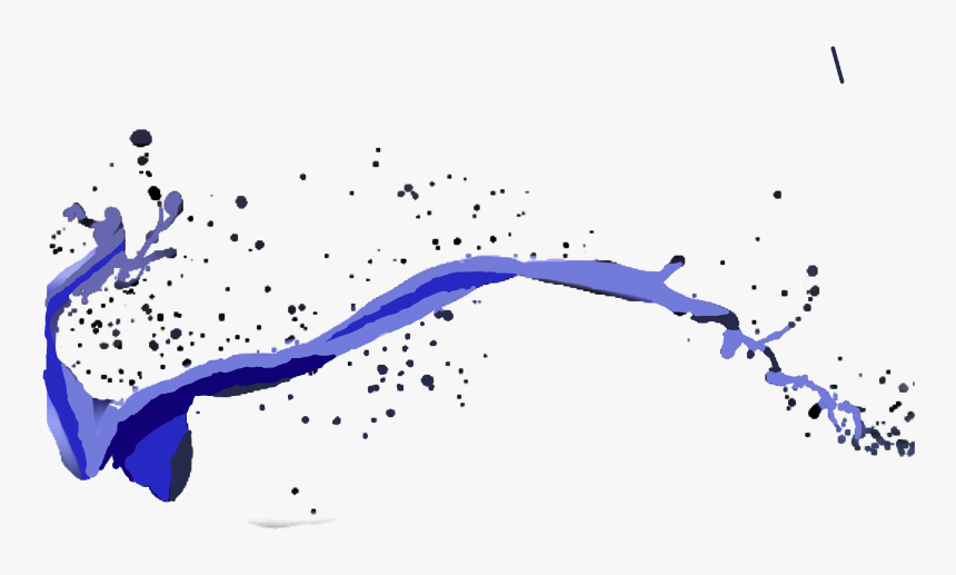 Color Water Burst Paint - Color Splash Line Png, Transparent Png, Free Download