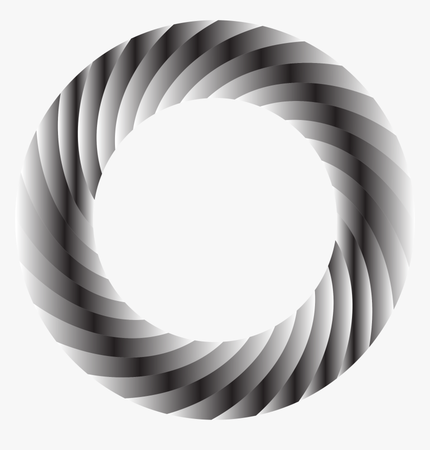 Swirly Torus 3 Clip Arts - Circle, HD Png Download, Free Download