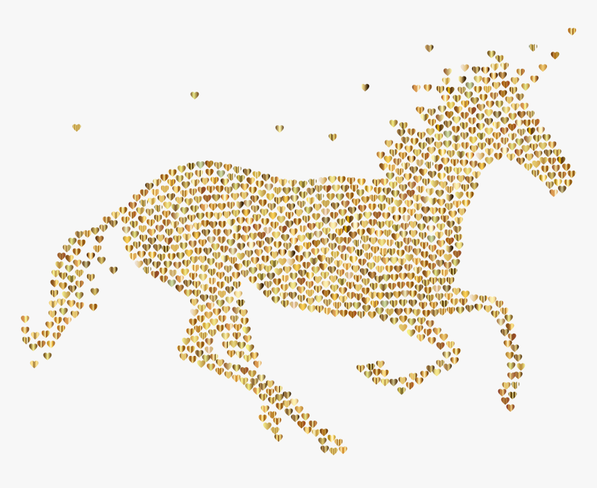 Clip Art Gold Unicorn Png - Unicorn Transparent Background, Png Download, Free Download