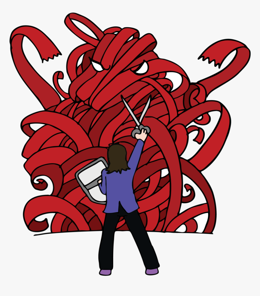 Red Tape Monster, HD Png Download, Free Download