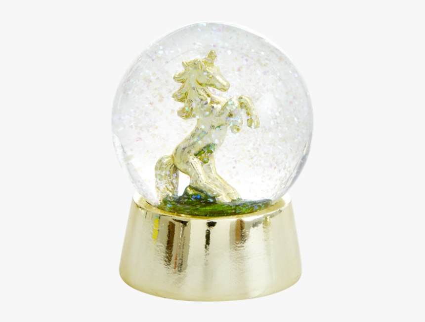 Gold Unicorn Waterglobe, HD Png Download, Free Download