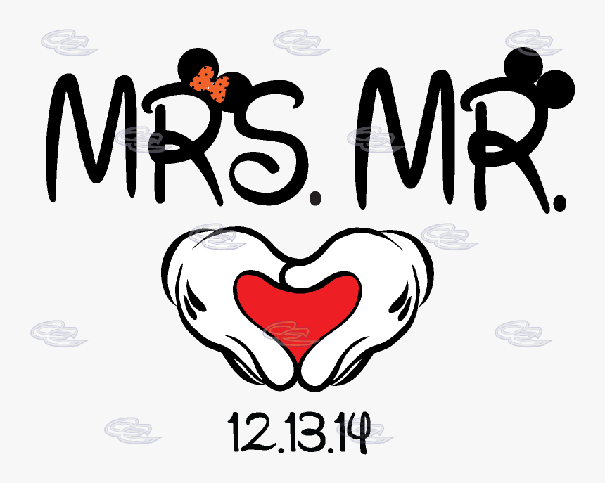 Transparent Mr And Mrs Png - Mr Mrs Mickey, Png Download, Free Download