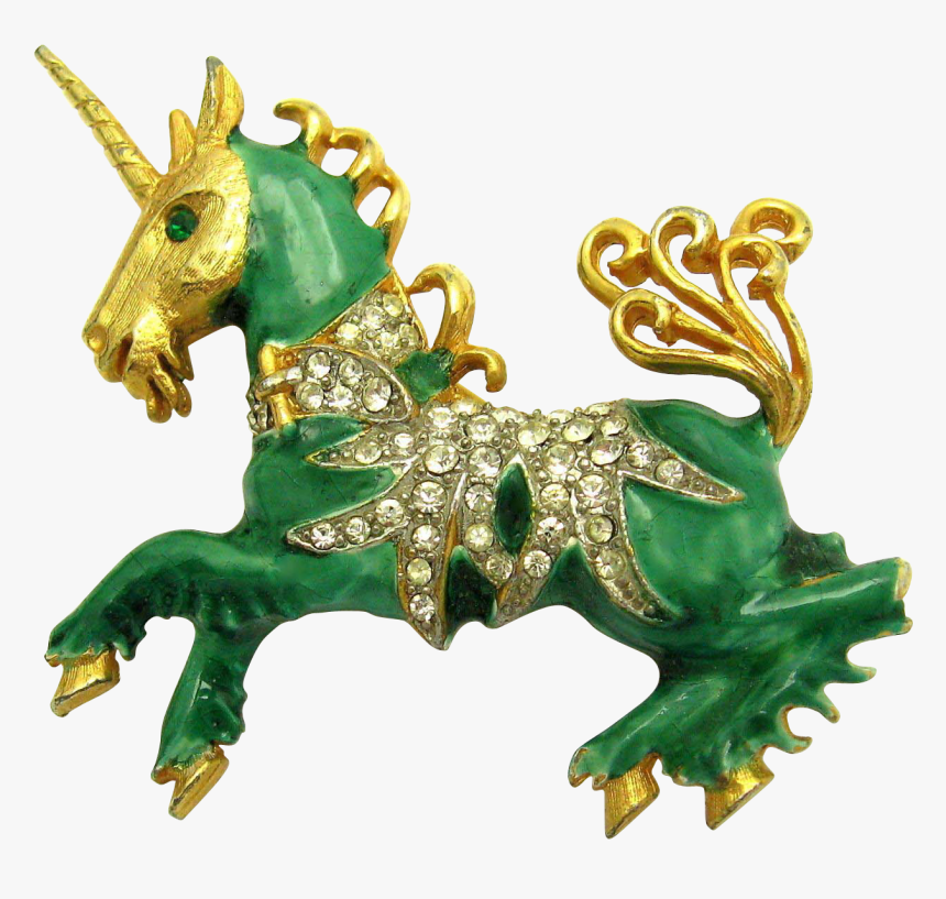 Beautiful And Rare Kenneth J Lane Kjl Unicorn Brooch - Unicorn, HD Png Download, Free Download