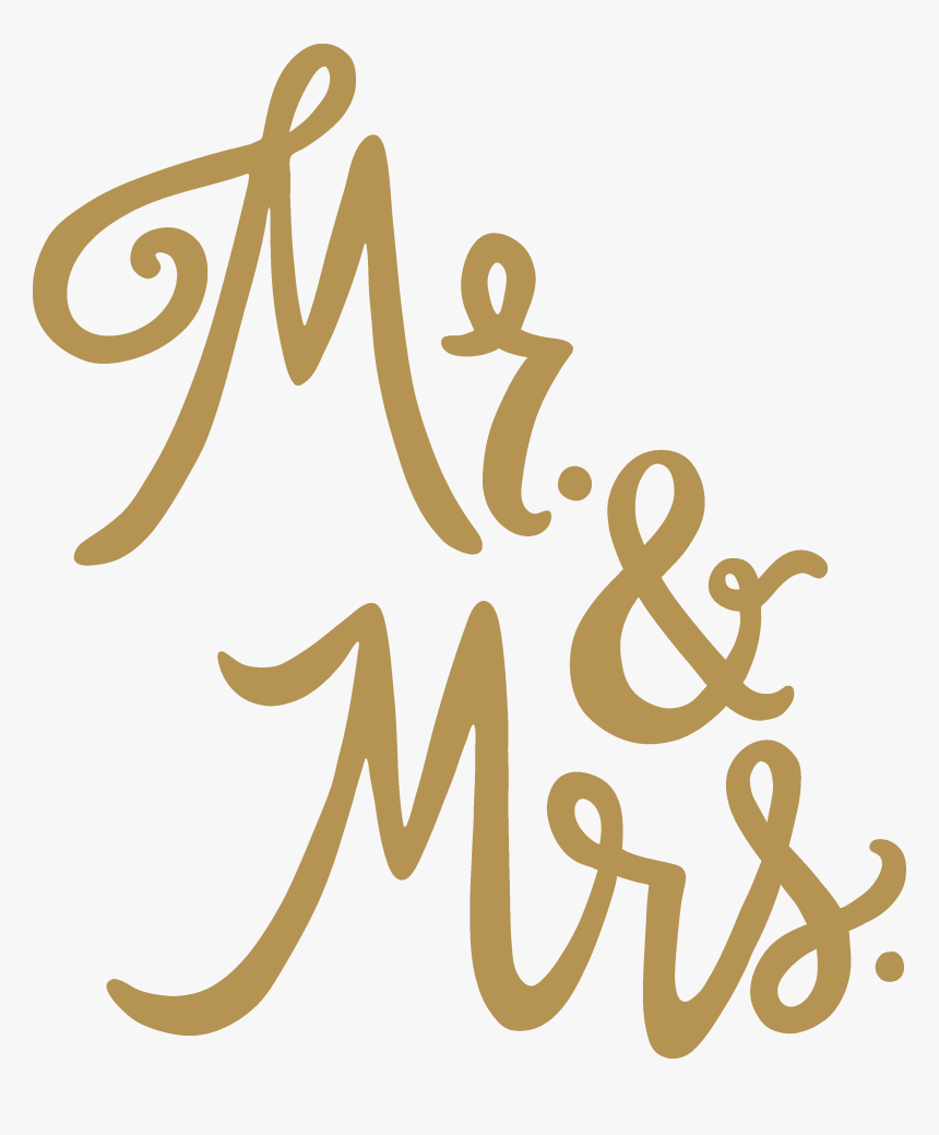 Mr And Mrs Svg - Calligraphy, HD Png Download, Free Download