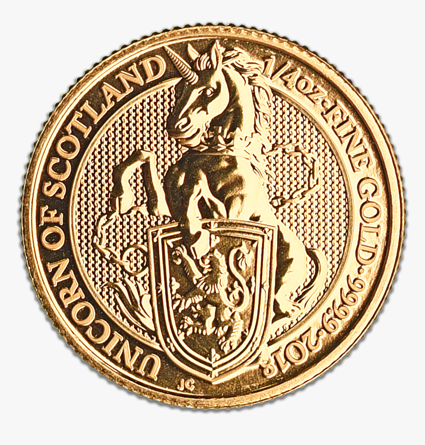 United Kingdom Gold Queen"s Beast - Coin, HD Png Download, Free Download