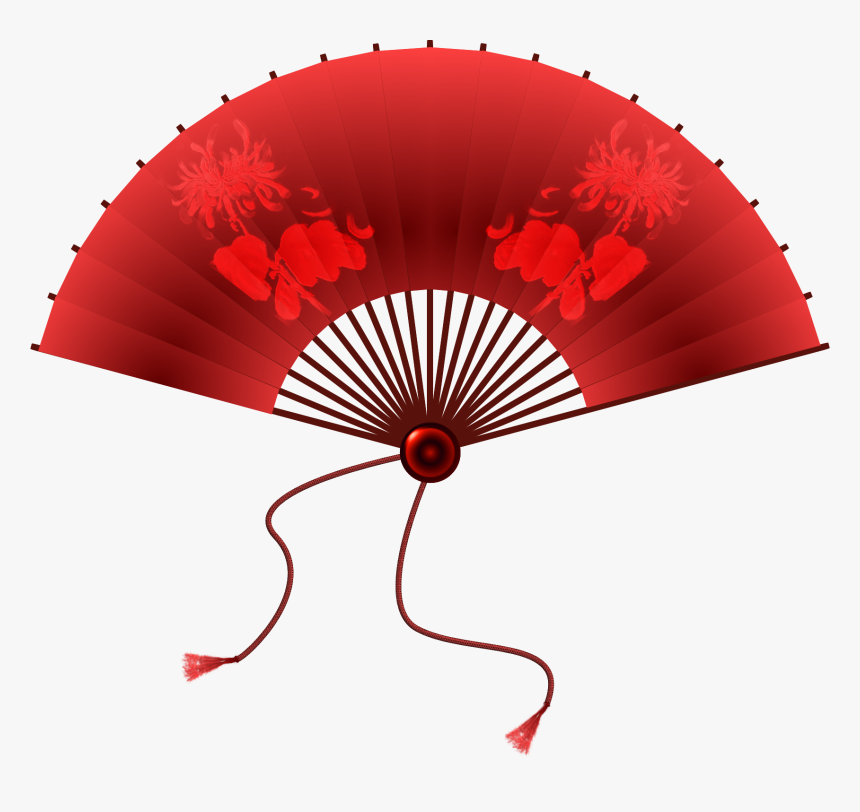 Red fan