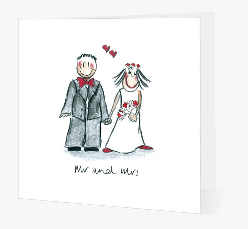 Mr And Mrs - Tie The Knot Cartoon, HD Png Download, Free Download