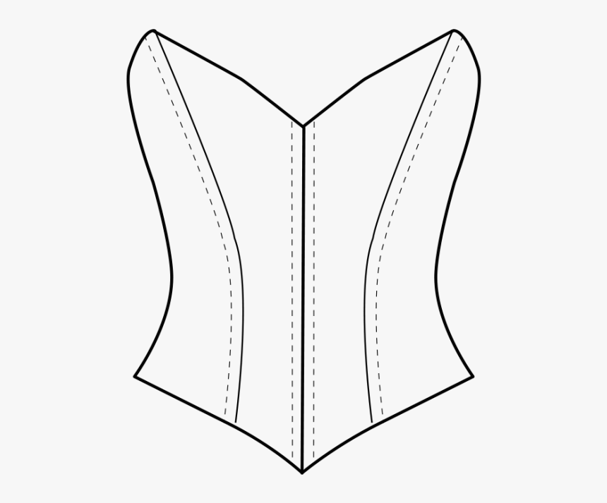 V Neck Tutu Bodice - Sweetheart Bodice Pattern With Measurement, HD Png Download, Free Download