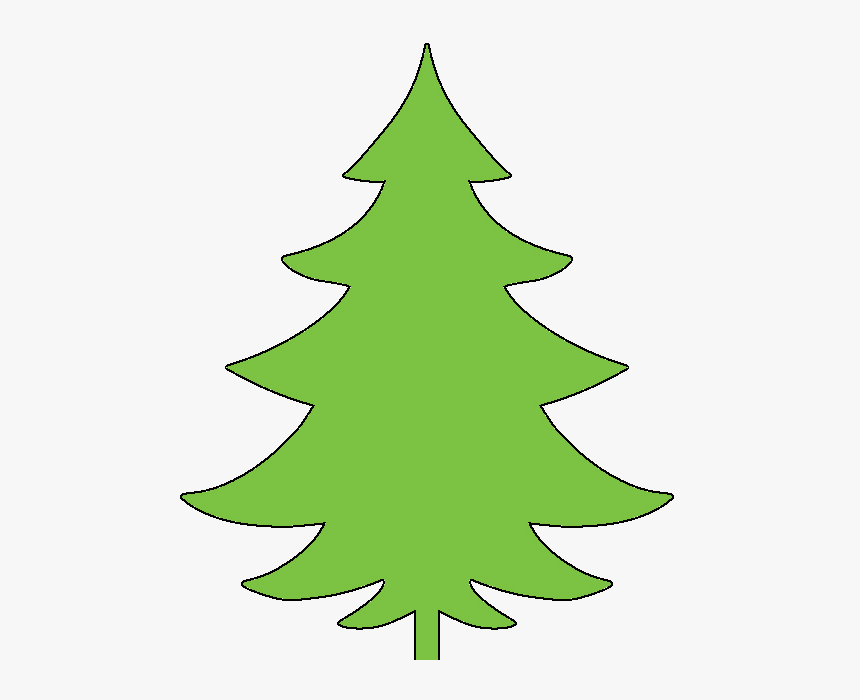 Tree - Christmas Tree Matching Shapes, HD Png Download, Free Download