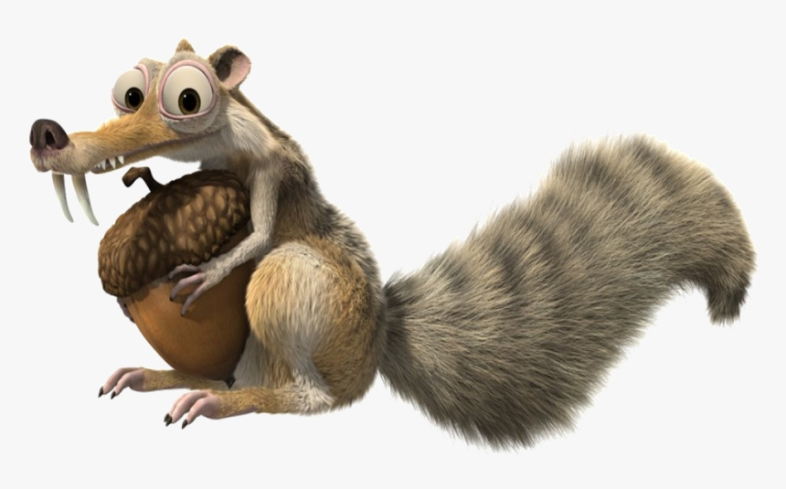 Transparent Cute Baby Squirrel Clipart - Ice Age Scrat Png, Png Download, Free Download