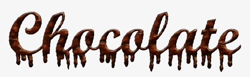 Chocolate Spelled In Chocolate, HD Png Download, Free Download