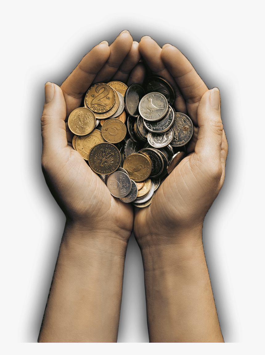 Handholdingcoins Dk - Cash - Stock Photography, HD Png Download, Free Download