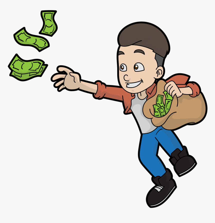 Catching Money Clip Art Money, HD Png Download, Free Download