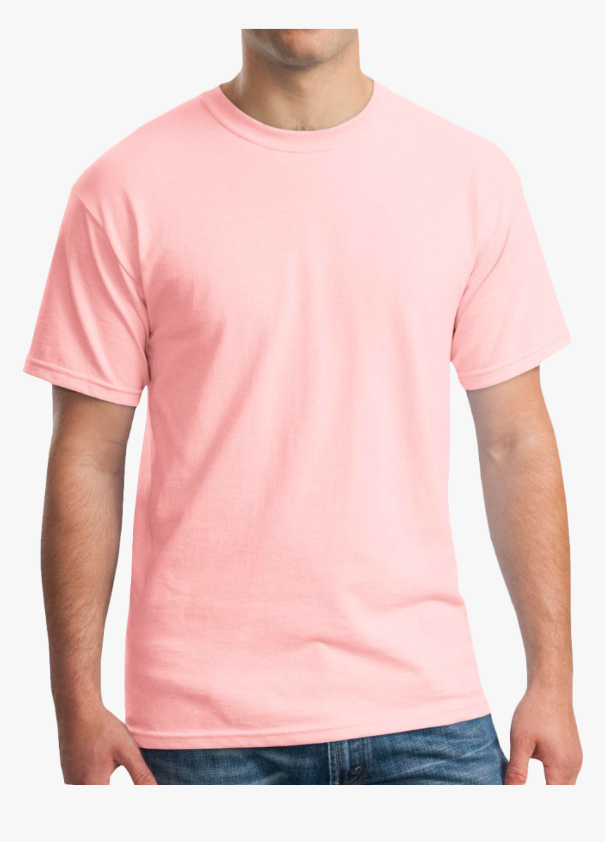 Mens Light Pink T Shirt, HD Png Download, Free Download