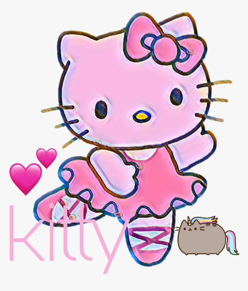 Hellokitty Cat Cute Kitty Animation Character Hey Who - Hello Kitty Bailarina Png, Transparent Png, Free Download