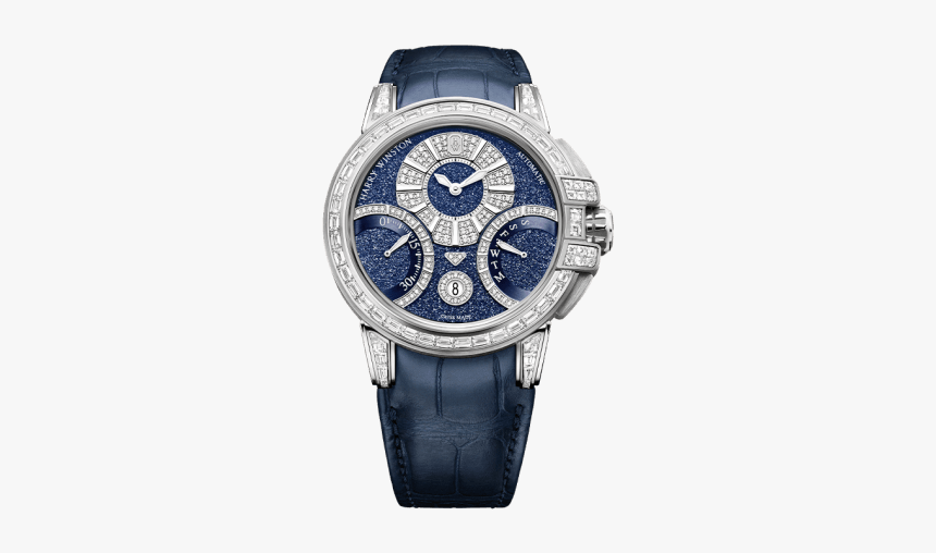 Ocean Sparkling Biretrograde Automatic 42mm - Harry Winston Ruthenium, HD Png Download, Free Download