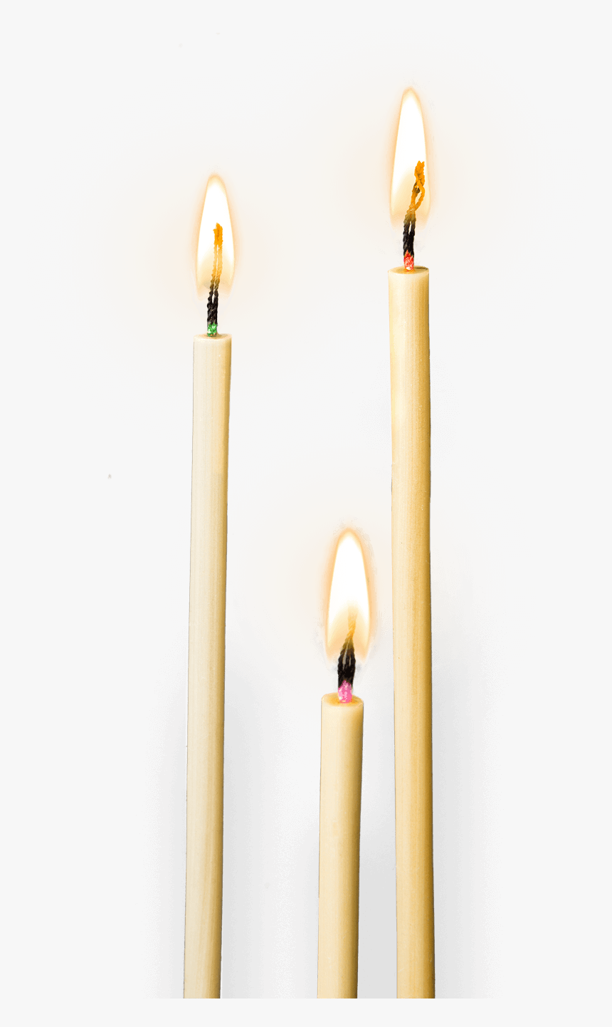 Beeswax Slim Candles - Advent Candle, HD Png Download, Free Download