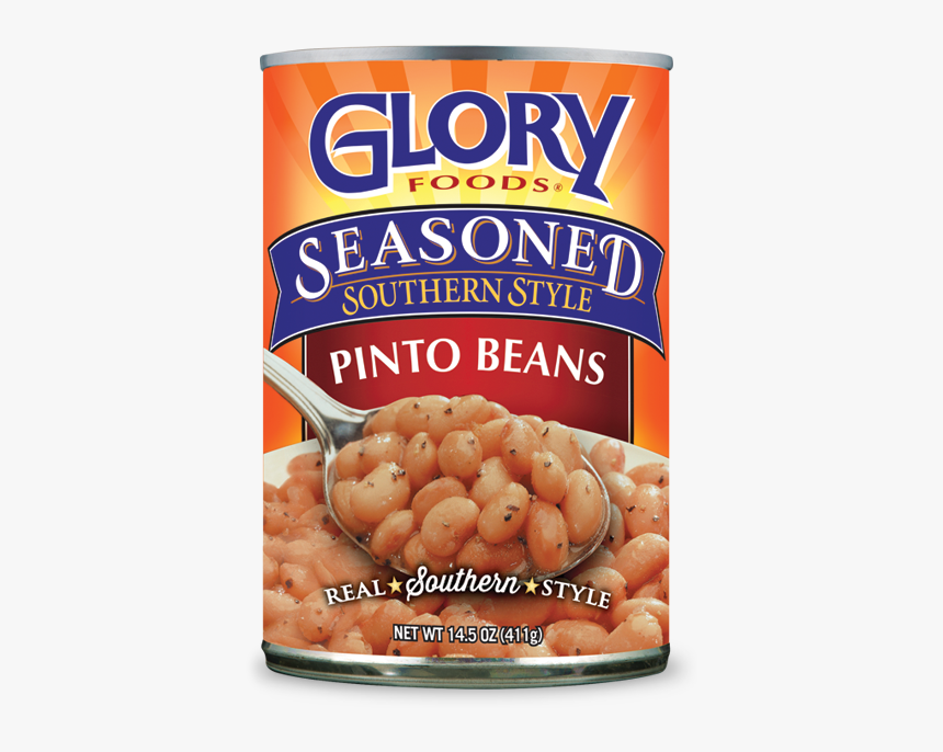 Seasoned Pinto Beans - Glory Foods Pinto Beans, HD Png Download, Free Download