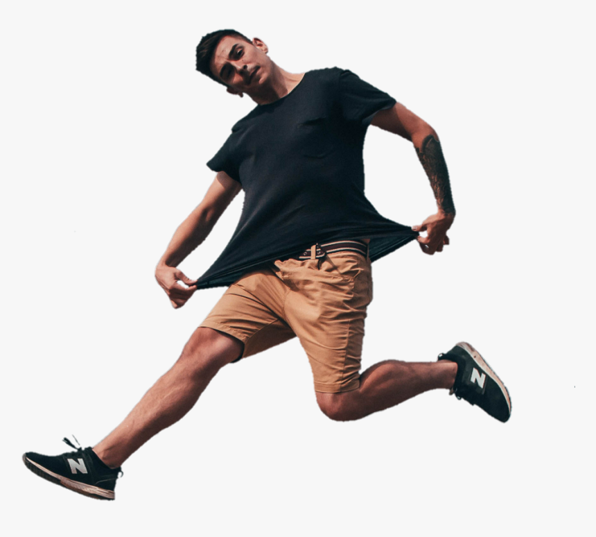 #man #jumping - Jumping, HD Png Download, Free Download