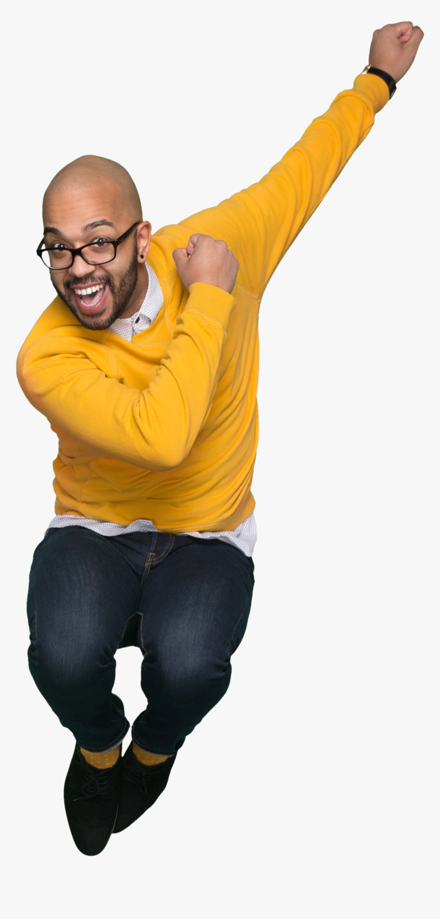 Man Jumping Png, Transparent Png, Free Download