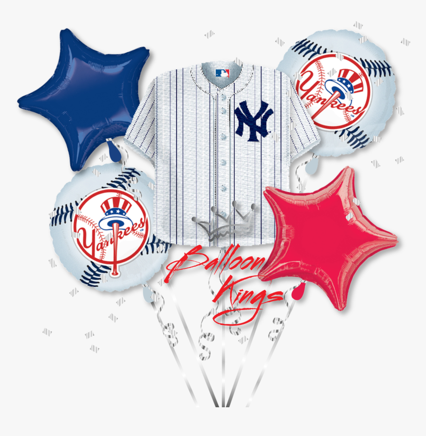 New York Yankees Bouquet Balloon Kings , Transparent - St Louis Cardinal Birthday Balloons, HD Png Download, Free Download