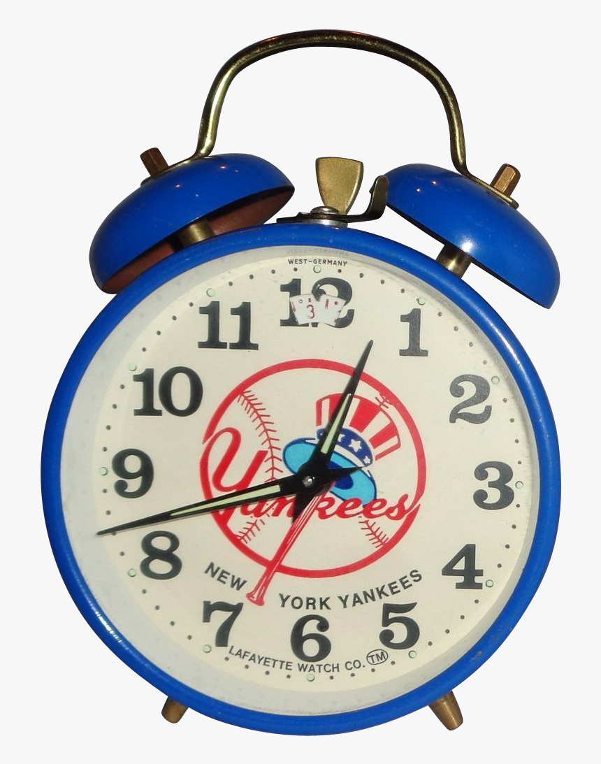 New York Yankees Alarm Clock By Lafayette Watch Company, - Mlb New York Yankees, HD Png Download, Free Download