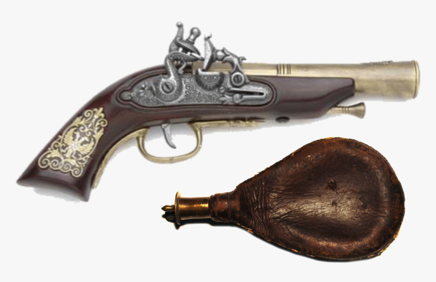 Gunpowder Flask And Pistol - Guy Fawkes Artifacts, HD Png Download, Free Download