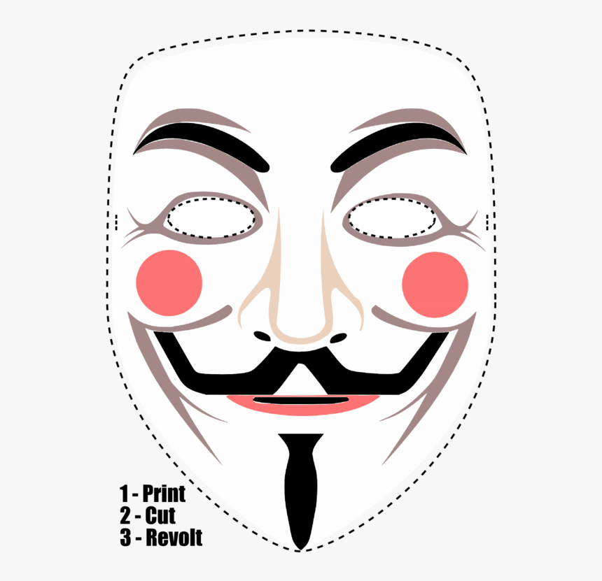 Guy Fawkes Mask , Png Download - Guy Fawkes Mask, Transparent Png, Free Download