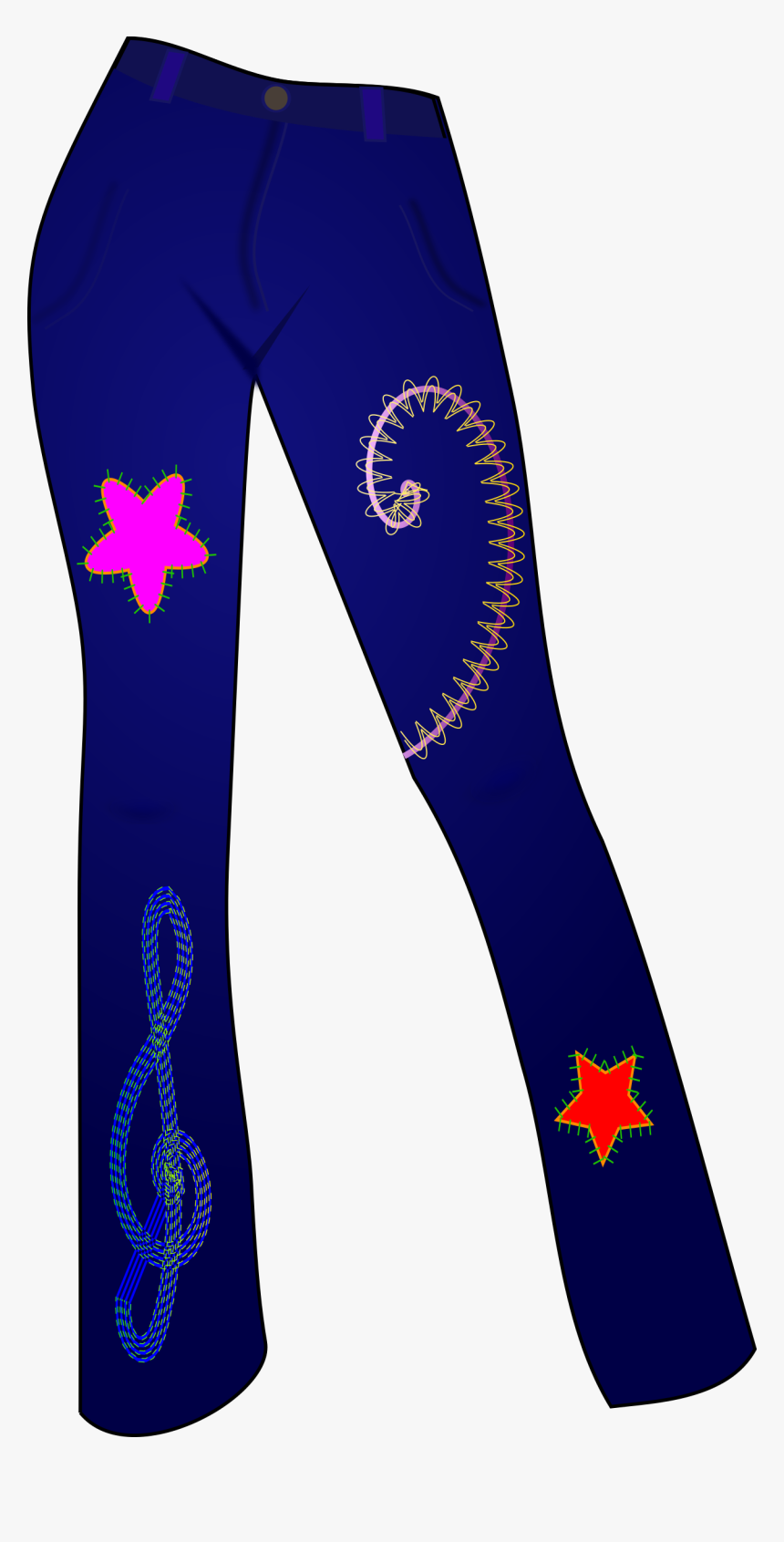 Denim Day Clipart - Ladies Jeans Image Png, Transparent Png, Free Download
