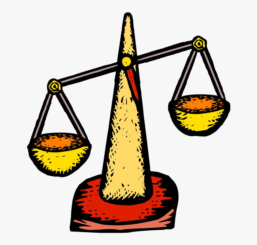 Balance Scale Clipart - Clip Art Improvised Weighing Scale, HD Png Download, Free Download