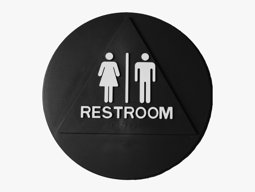 Restroom Signage Red, HD Png Download, Free Download