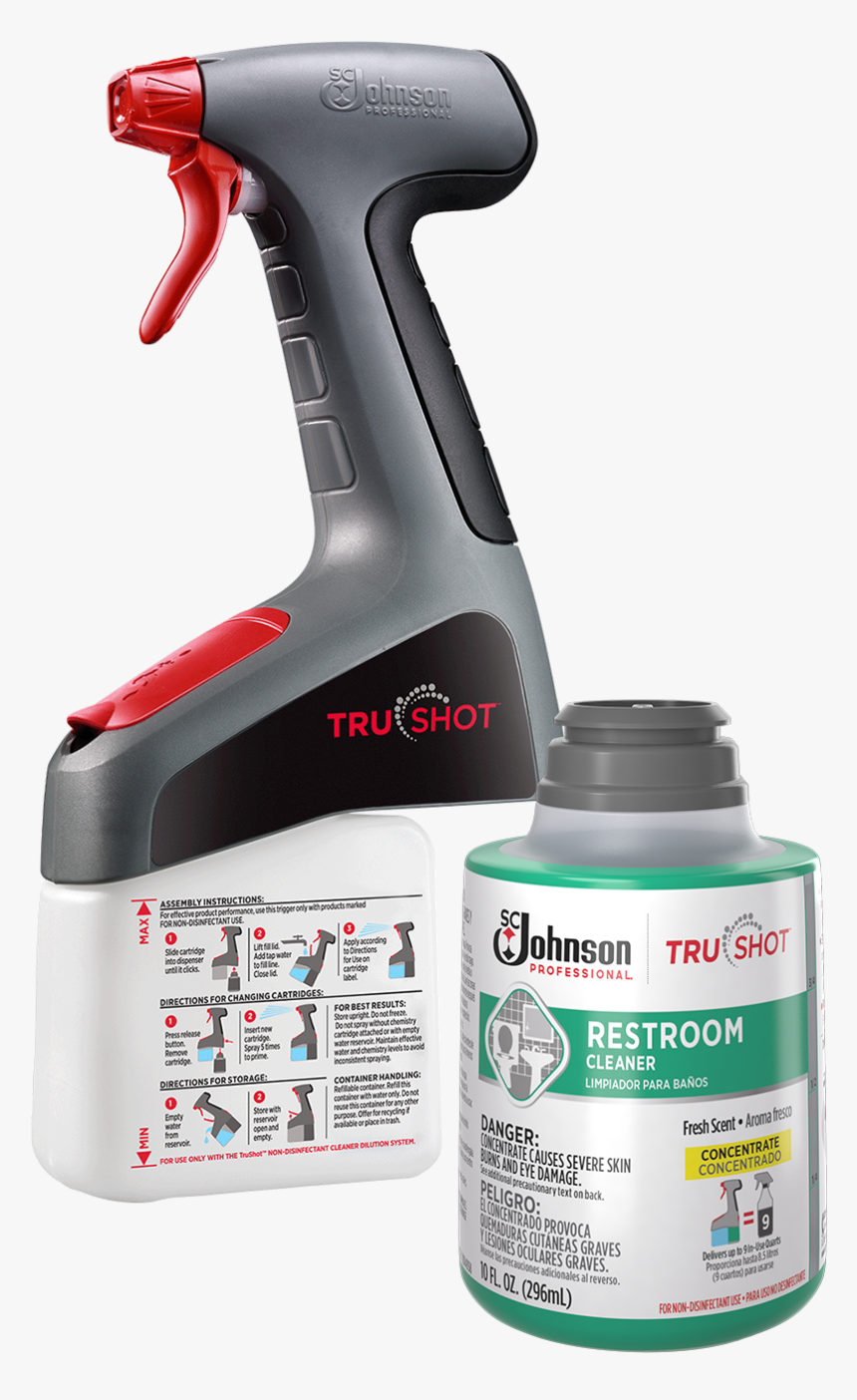 Restroom Non Disinfectant 300 Dpi - Sc Johnson Trushot, HD Png Download, Free Download