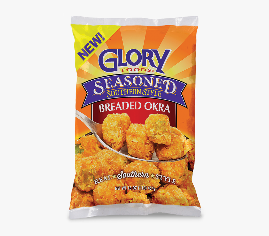 Frozen Southern Breaded Okra - Frozen Mixed Greens, HD Png Download, Free Download