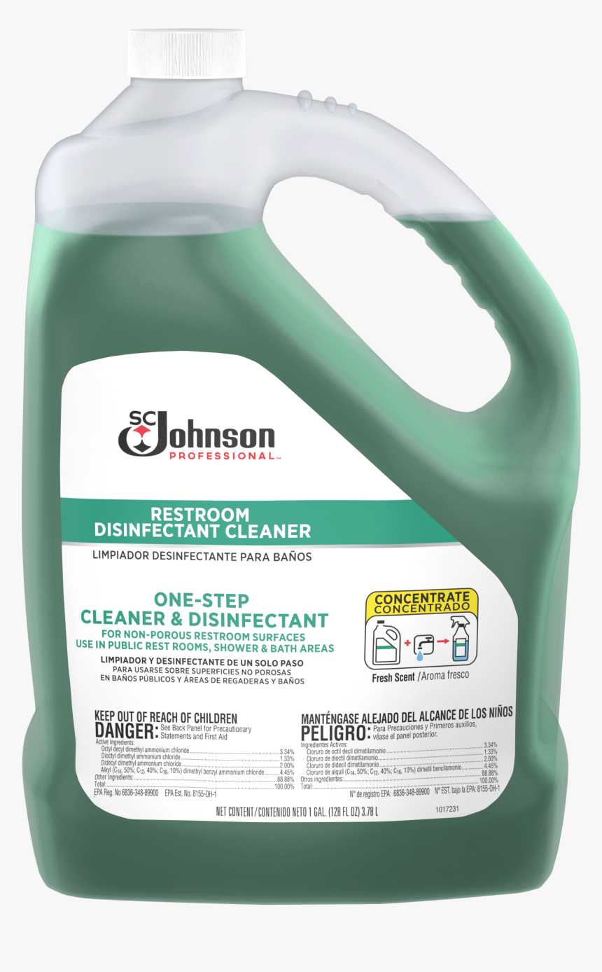 Sc Johnson Professional Restroom Disinfectant Cleaners - Hand Sanitizer Sc Johnson, HD Png Download, Free Download