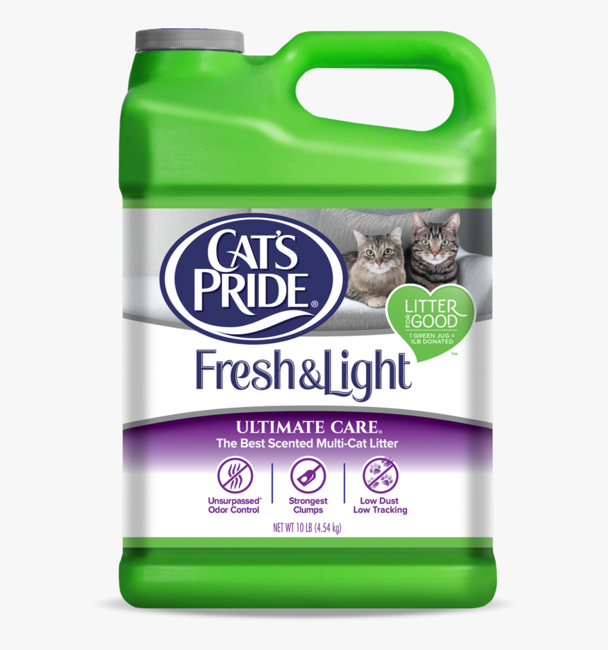 The Best Performing Lightweight Litter - Cat's Pride Fresh And Light Litter, HD Png Download, Free Download
