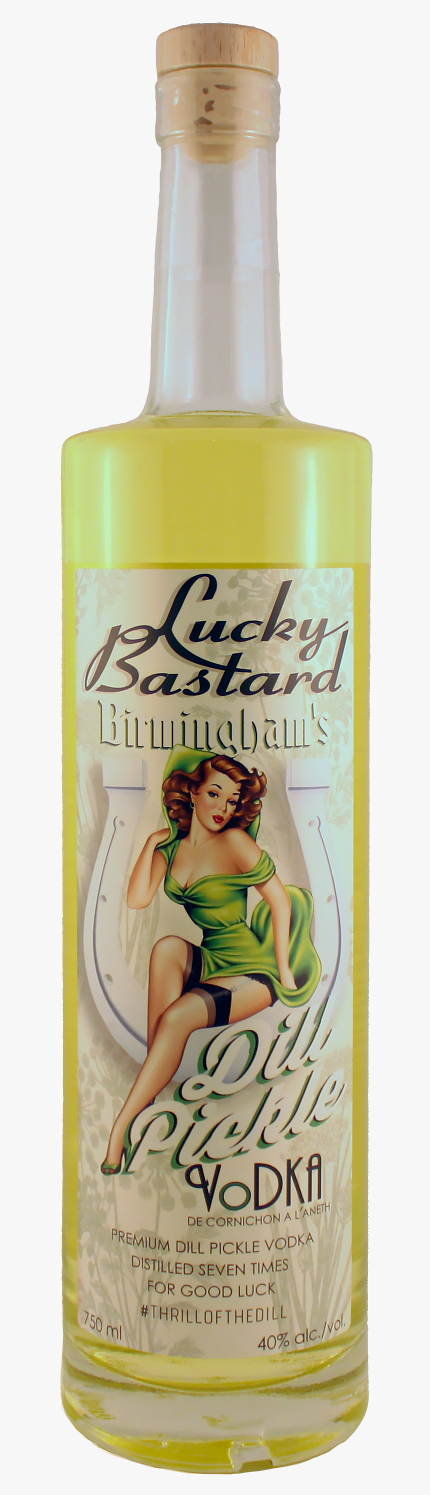 Lucky Bastard Birmingham"s Dill Pickle Vodka, HD Png Download, Free Download