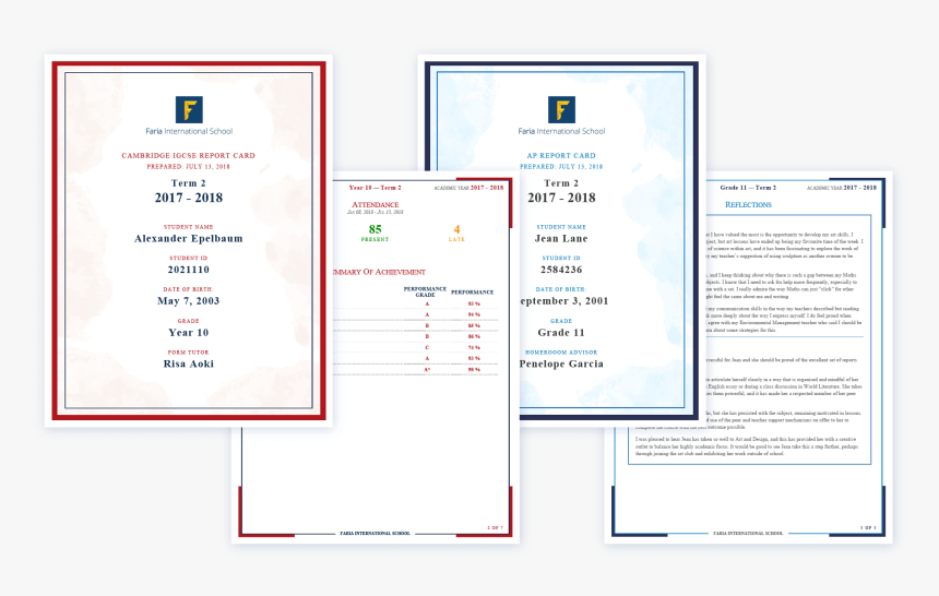 Managebac Report Card, HD Png Download, Free Download